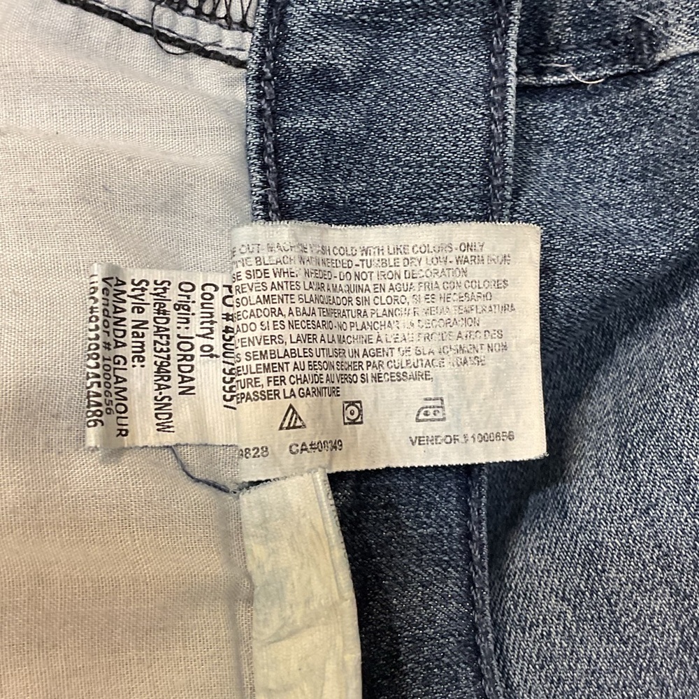 Gloria Vanderbilt Mid-Wash Amanda Classic Straight Leg Jeans Size 6 - Picture 10 of 13